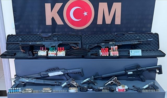 2025'te 110 binden fazla ruhsatsız silaha el konuldu