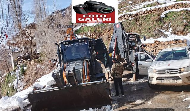 Onikişubat Belediyesi’nden kırsalda kesintisiz ulaşım için 7/24 karla mücadele