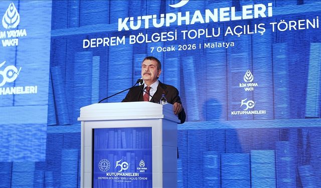 Tekin, "Gençlik Spor Tesisleri Toplu Açılış Töreni"nde konuştu