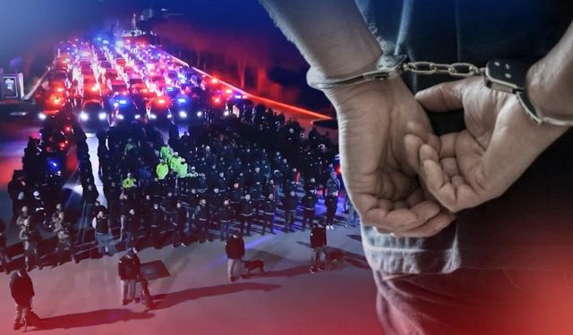 Cumhuriyet tarihinin en büyük narkotik operasyonu: 641 gözaltı