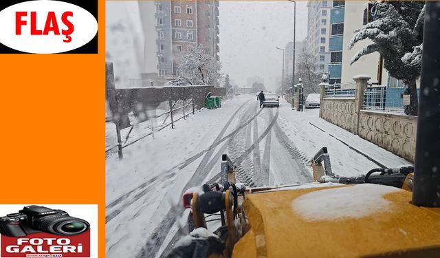 Onikişubat Belediyesi karla mücadelede tam teyakkuzda