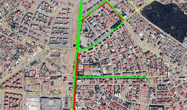 Trabzon Caddesinde Yol Trafiğe Kapatıldı