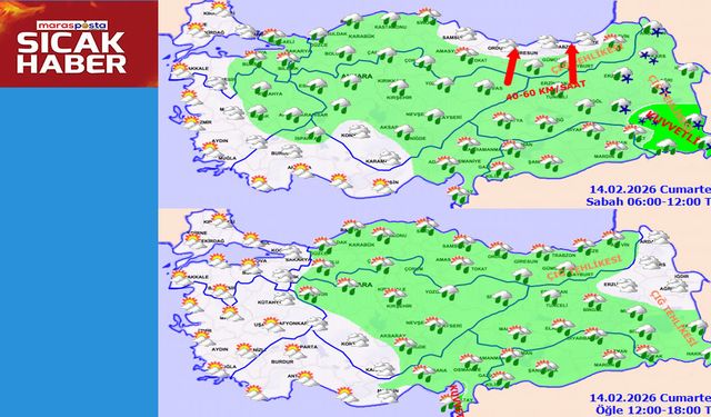 Kuvvetli Sağanak, Fırtına ve Çığ Uyarısı