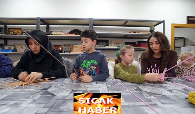 Anne Eli ve Çocukların Hayali Atölyede Buluştu