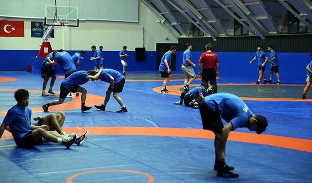 Güreş milli takımları, hazırlıklarını sürdürüyor
