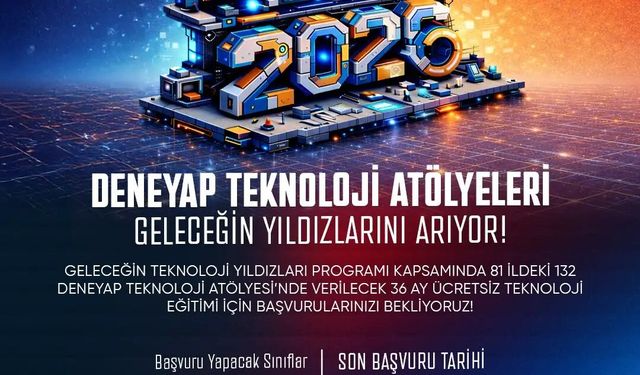 DENEYAP Geleceğin Teknoloji Yıldızlarını Arıyor