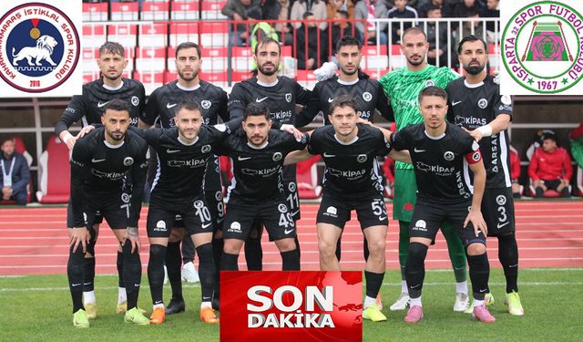 AKEDAŞ Kahramanmaraş İstiklal Spor, Isparta Önünde Kritik Virajda