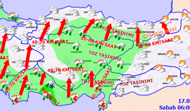 Akdeniz’de Alarm: Sağanak, Fırtına Ve Toz Taşınımı Birlikte Geliyor