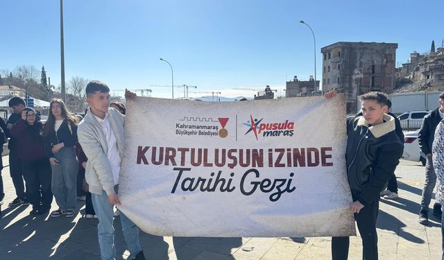 Gençler Kahramanmaraş’ın Kurtuluş İzlerini Adım Adım Keşfetti