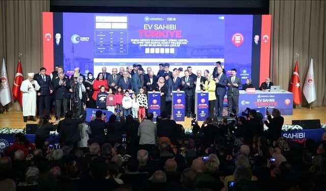 Bursa’da da Yüzyılın Konut Projesi Kuraları Çekildi