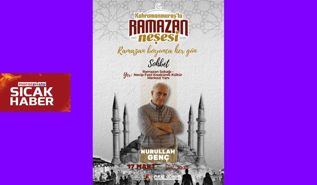 Usta Yazar Genç, Ramazan Sohbetlerinde Sevenleriyle Buluşacak