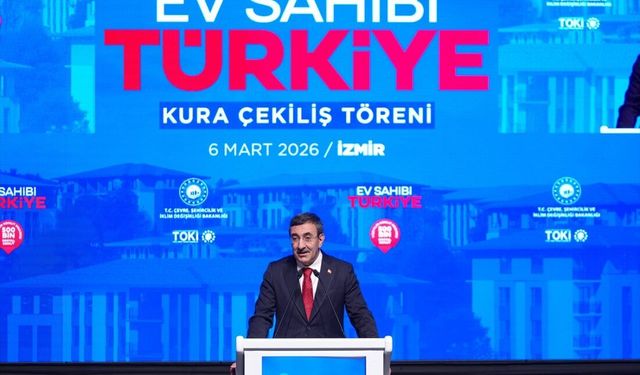 Yılmaz, "Ev Sahibi Türkiye İzmir Kura Çekiliş Töreni"nde konuştu