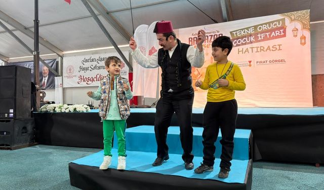 Ramazan’ın En Tatlı Sofrası Kuruldu, Çocuklar Tekne Orucuyla İftarını Açtı