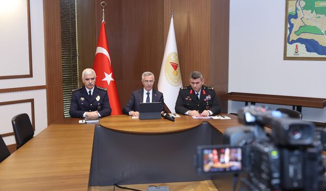 Vali Ünlüer, Asayiş ve Güvenlik Verilerini Kamuoyuyla Paylaştı