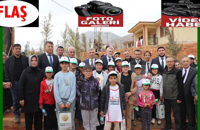 "Milli Ağaçlandırma Günü"nde fidanlar toprakla buluşturuldu