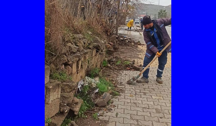 Türkoğlu’nun Sokakları Hafriyat Atıklarından Temizleniyor