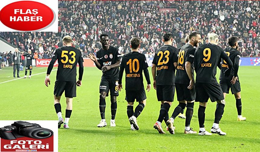 Galatasaray, Samsun’u sahasında mars etti