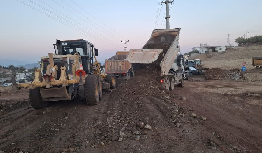 Türkoğlu Orçan Caddesi’nde Çalışma