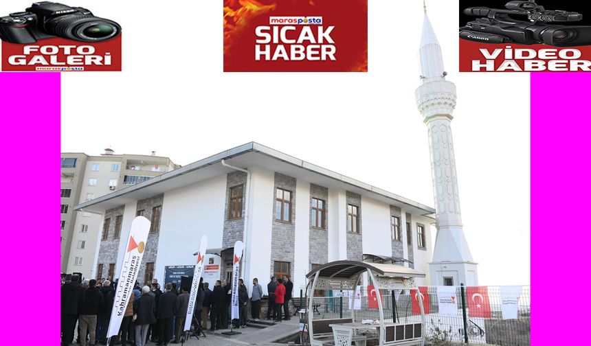 Sema Dokumacı Camii ve Taziye Evi’nin Açılışı Gerçekleştirildi