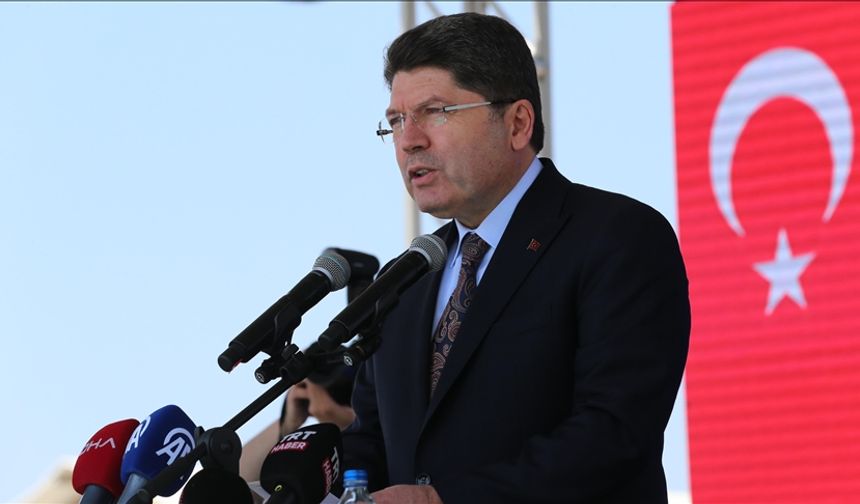 Adalet Bakanı Tunç, temel atma töreninde konuştu