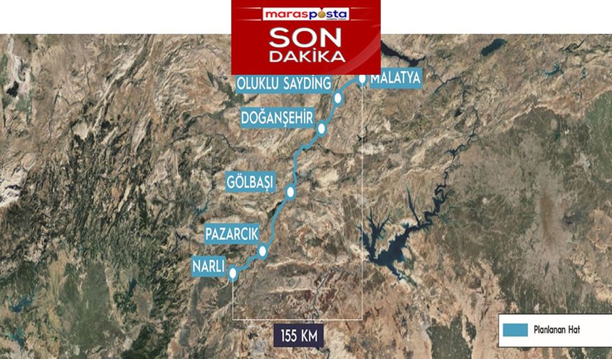 Narlı – Malatya demiryolu açıldı