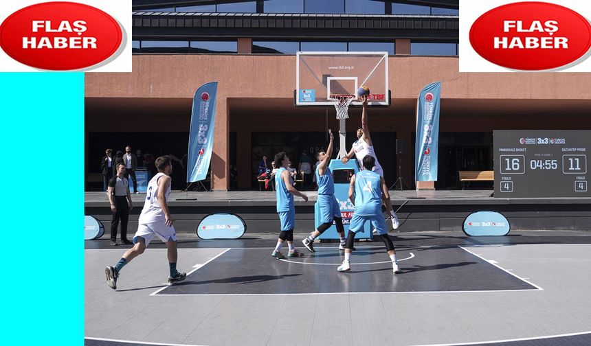 3x3 Basketbol Turnuvaları'nın şampiyonu Pamukkale Basket oldu