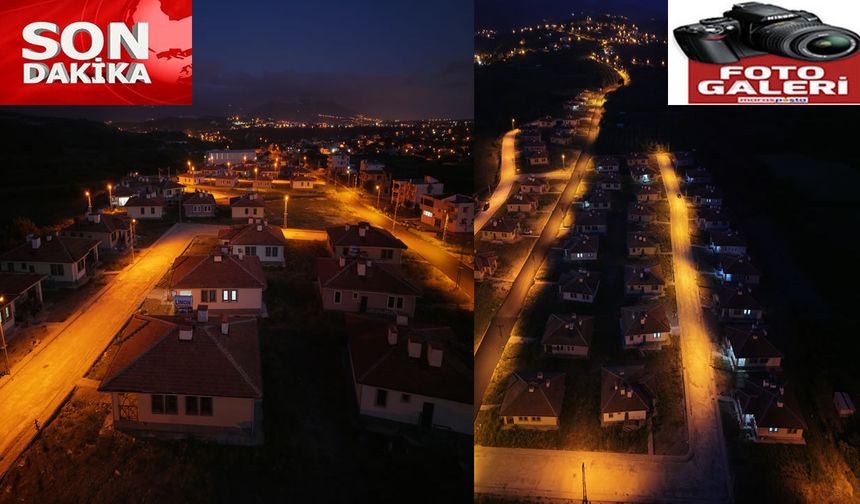 Köy evleri teslim edilen depremzedeler bayrama yeni yuvalarında giriyor