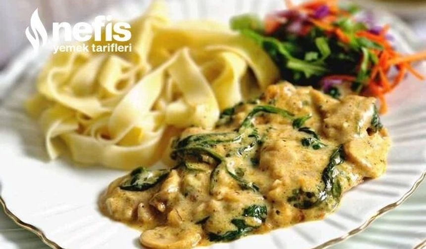 Ispanak Soslu Tavuk Malzemeleri ve Tarifi