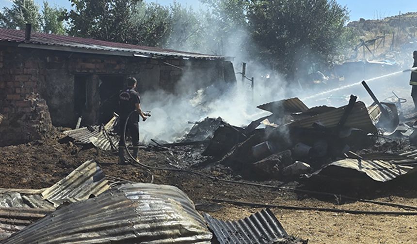 Tandırlıkta Çıkan Yangın Hasara Neden Oldu