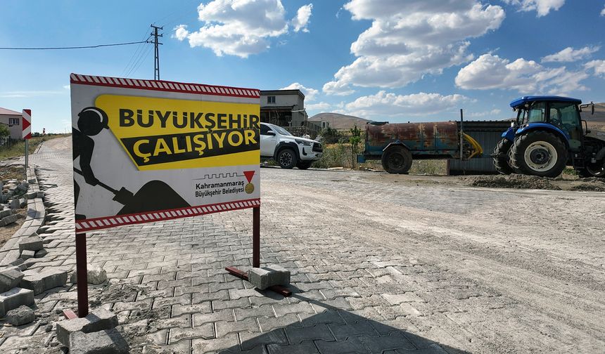 Elbistan Beyyurdu’ndaYollar Büyükşehirle Yenileniyor