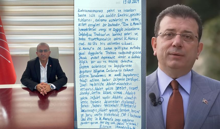 İmamoğlu’ndan Kahramanmaraş’a Dayanışma Mesajı