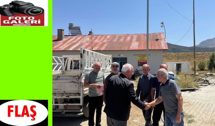 Göksun Belediye Başkanı Cüce, Hacıömer Mahallesi'ni Ziyaret Etti