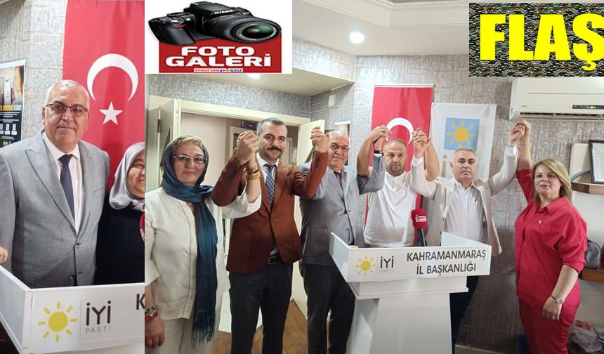 İYİ Parti Onikişubat’ta Öksüz Aday değil, Gürbak Bayrağa Aday Oldu