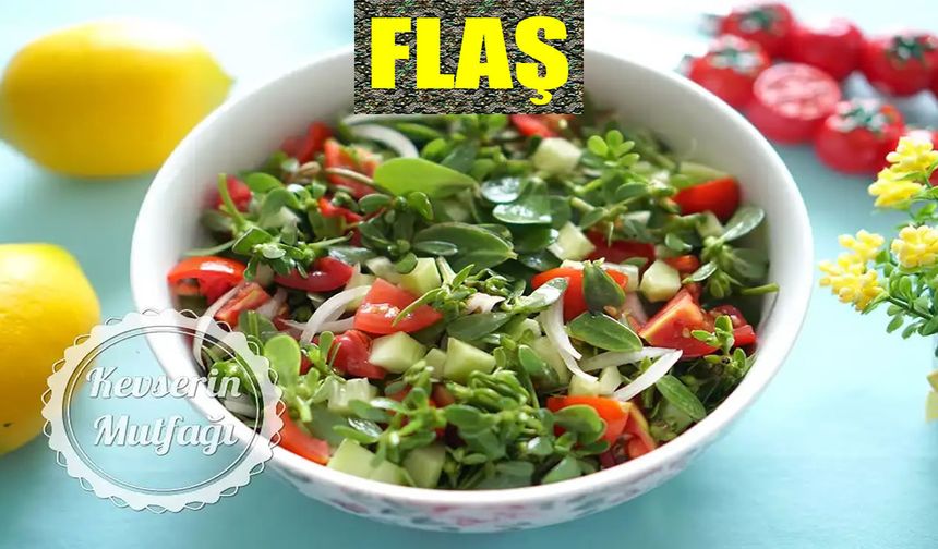 Semizotu Salatası Malzemeleri ve Tarifi