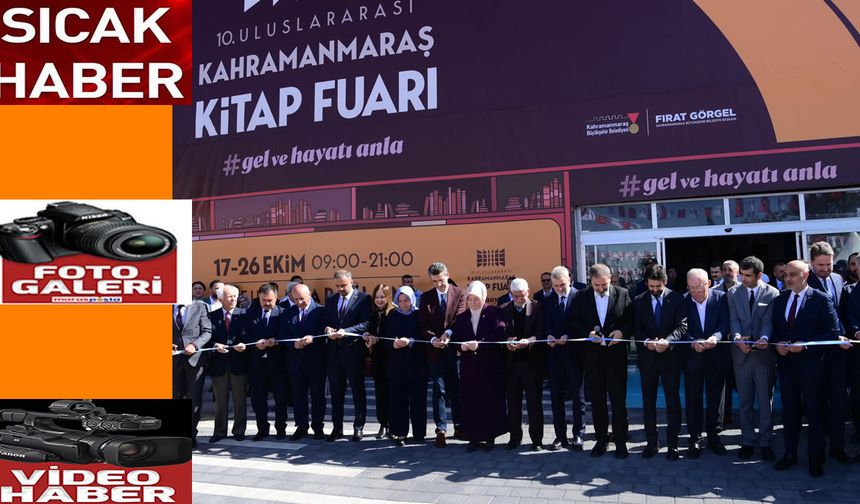 Uluslararası Kahramanmaraş Kitap Fuarı kapılarını açtı