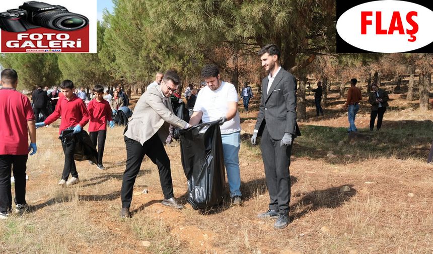 Onikişubat Belediyesi’nden 300 öğrenciyle orman temizliği