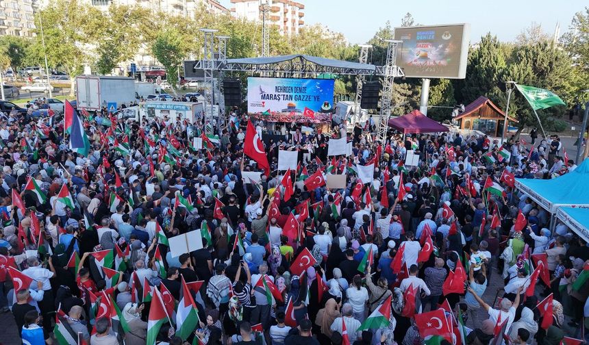 Kahramanmaraş, Gazze İçin Tek Yürek Oldu