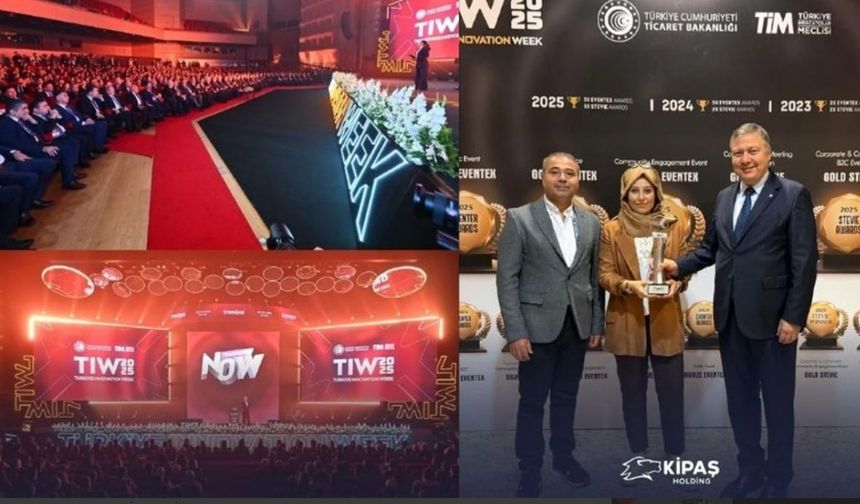 Kipaş Holding’e Türkiye İnovasyon Haftası’ndan Büyük Ödül!