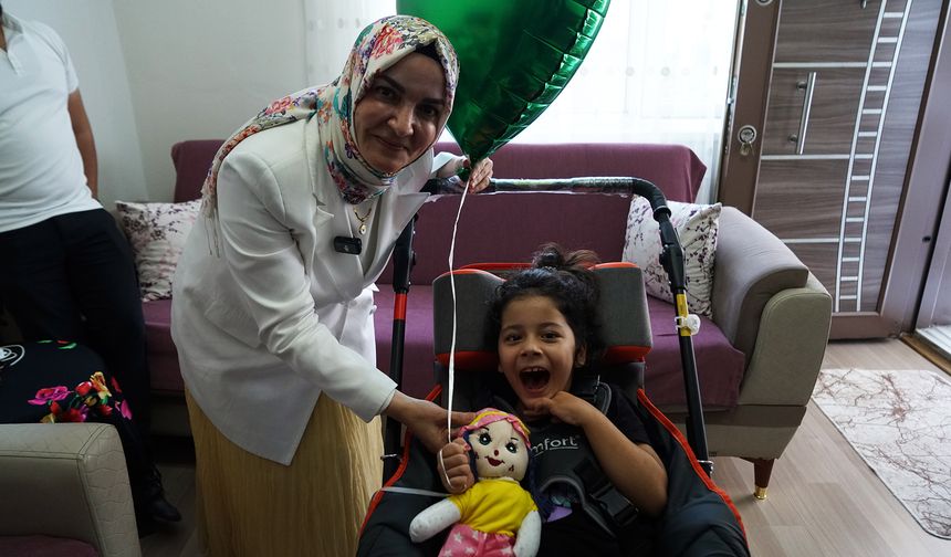 Büyükşehir’den Yürek Isıtan Ziyaret; Serebral Palsi Hastalarına Anlamlı Destek
