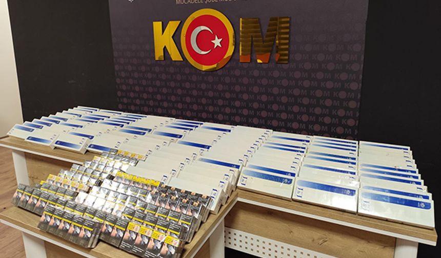 Kahramanmaraş’ta Kaçak Tütün ve Sigara Operasyonu