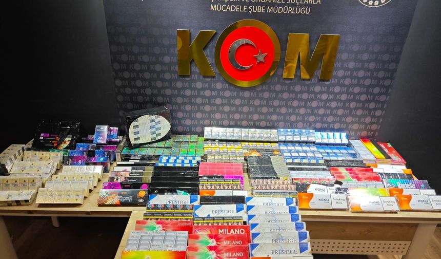 Kahramanmaraş’ta Kaçak Sigara Operasyonu