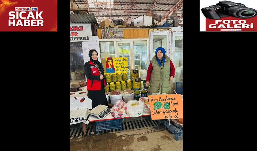 Kadına Yönelik Şiddete Karşı Esnaftan Örnek Duruş