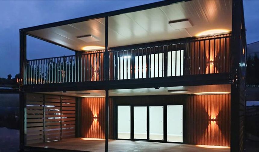 Karmod'dan İngiltere'ye özel hazır konteyner ofis