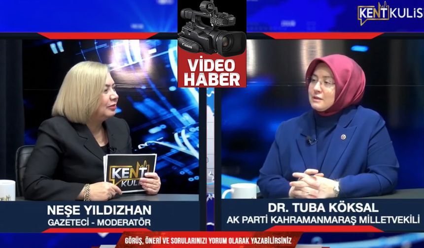 AK Partili Tuba Köksal, Kent Kulisi’ne Konuk Oldu