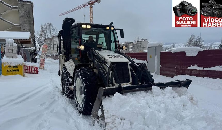 Pazarcık Belediyesi’nden Karla Mücadele Seferberliği