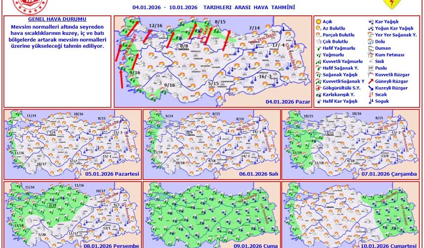 Yağış Geliyor, Soğuk Doğu’da Etkisini Sürdürüyor