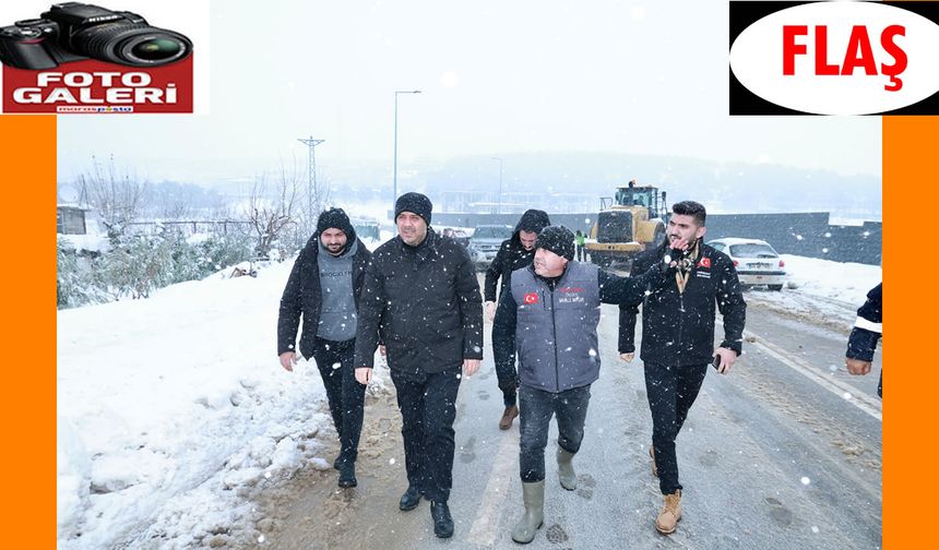 Tüm ekipler sahada, çalışmalar aralıksız sürüyor