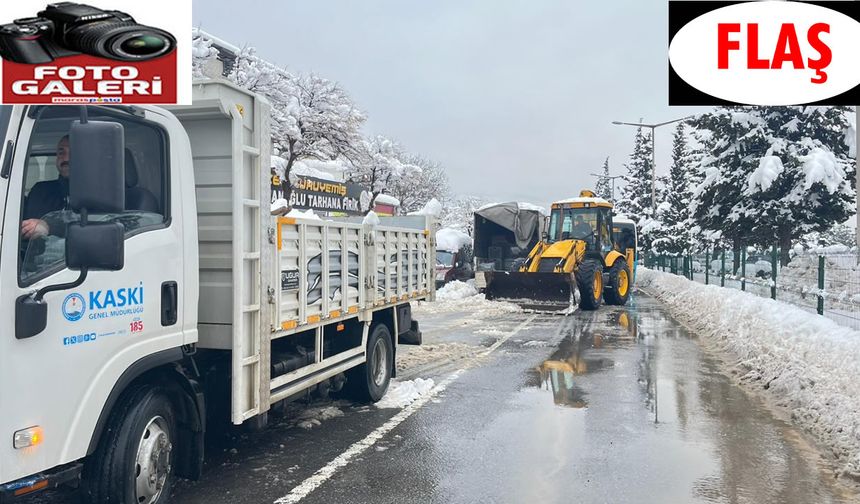 KASKİ’den Karla Mücadeleye Güçlü Destek