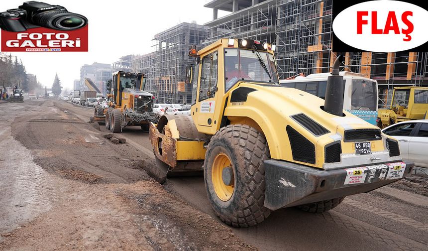 Azerbaycan Bulvarı’nda Altyapının Ardından Asfalt Hazırlığı