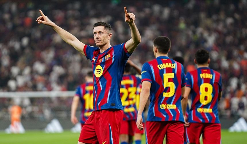 İspanya Süper Kupası'nı Barcelona kazandı